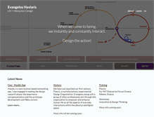 Tablet Screenshot of evangeloshaviaris.com